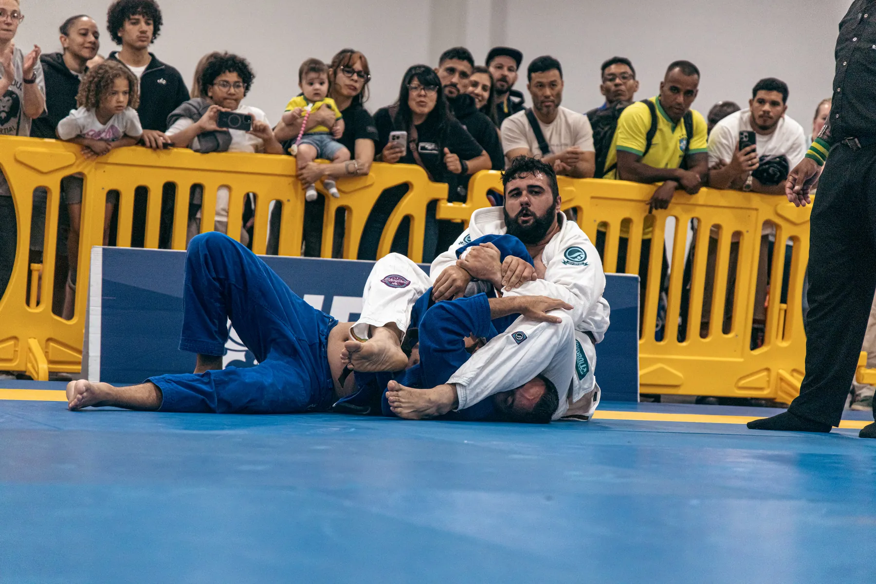 Coach Leo Bergamasco competing in Brazilian Jiu-Jitsu