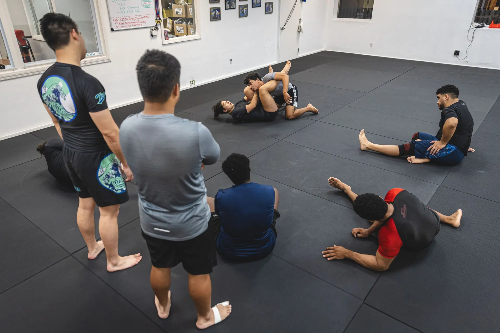 Rolling Bear Brazilian Jiu-Jitsu training mats in Kenilworth, New Jersey